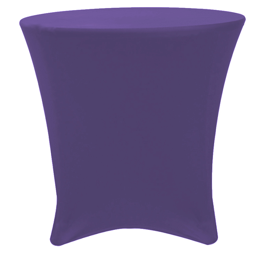 Purple 30 x 30 LowBoy Cocktail Stretch Table Cover