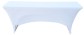 18x72 6 Foot White Fitted Spandex Training Table Cover
