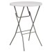 32 Round 43 Inch Tall Plastic Folding Bar Height Table