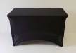 Black 5 Foot 30x60 Stretch Spandex Table Cover