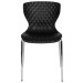 Black Contemporary Design Plastic Stack Chair