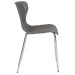 Grey Contemporary Design Plastic Stack Chair