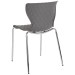 Grey Contemporary Design Plastic Stack Chair