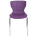 Purple Contemporary Design Plastic Stack Chair