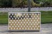 Front Gold with White Diamond Portable Bar