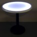 White Color Round Cast Iron Glow LED Top Table