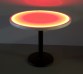 Orange Color Round Cast Iron Glow LED Top Table