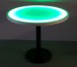 Green Color Round Cast Iron Glow LED Top Table