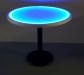 Blue Color Round Cast Iron Glow LED Top Table