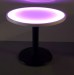 Purple Color Round Cast Iron Glow LED Top Table