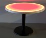 Orange Color Round Cast Iron Glow LED Top Table