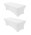 White Color 2 Pack Table Covers