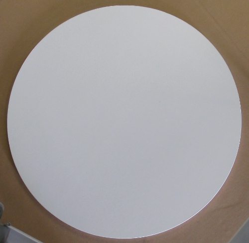 Round White Formica Indoor Table Top Only (24,30,36 Inch Sizes